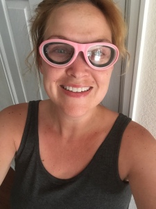 One last pic, because I had to show off my new soaping goggles. :)
